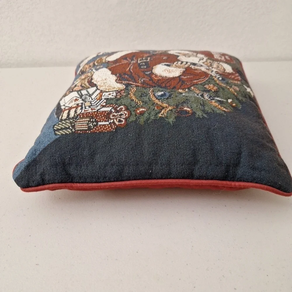 Vintage 1993 Coca Cola Christmas Throw Pillow 